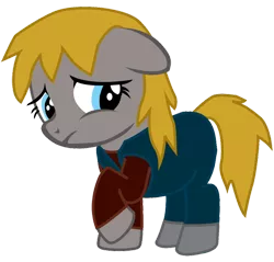 Size: 914x874 | Tagged: safe, artist:ejlightning007arts, derpibooru import, earth pony, newt, pony, alien (franchise), crossover, female, filly, raised hoof, scared