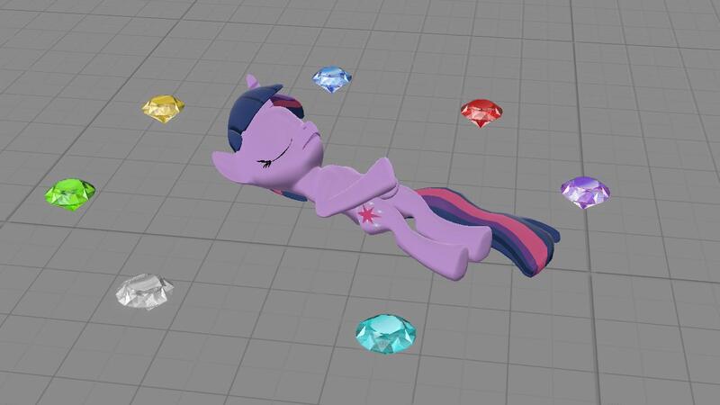 Size: 1280x720 | Tagged: safe, derpibooru import, twilight sparkle, pony, unicorn, 3d, chaos emerald, crossover, dead, sonic 06, sonic the hedgehog (series), source filmmaker, unicorn twilight