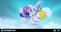 Size: 1200x630 | Tagged: safe, artist:stephen-fisher, derpibooru import, starlight glimmer, trixie, pony, reformed starlight, rocket, toy interpretation, trixie's rocket