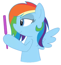 Size: 471x501 | Tagged: safe, derpibooru import, rainbow dash, rarity, pegasus, pony, body swap, eye swap, female, hair styling, hoof hold, let's switch bodies, mare, mirror, simple background, smiling, solo, transparent background