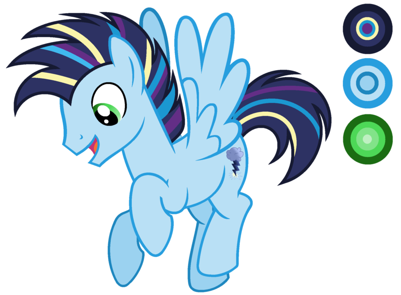 Size: 2036x1496 | Tagged: safe, artist:diamond-chiva, derpibooru import, oc, oc:typhoon dash, pegasus, pony, male, offspring, parent:rainbow dash, parent:soarin', parents:soarindash, reference sheet, simple background, solo, stallion, transparent background