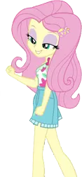 Size: 478x1021 | Tagged: safe, derpibooru import, edit, edited screencap, editor:grapefruitface, screencap, fluttershy, equestria girls, equestria girls series, i'm on a yacht, spoiler:eqg series (season 2), adorasexy, background removed, clothes, cropped, cute, dancing, legs, not a vector, sexy, simple background, solo, transparent background