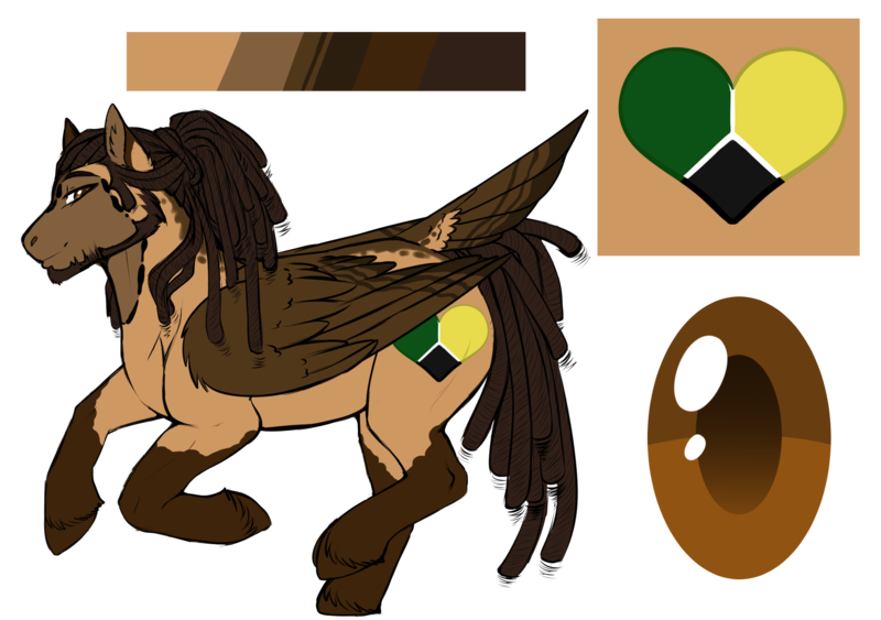 Size: 2150x1512 | Tagged: safe, artist:theecchiqueen, deleted from derpibooru, derpibooru import, oc, oc:swift step, unofficial characters only, pegasus, pony, dreadlocks, facial hair, male, reference sheet, socks (coat marking), solo, stallion, tail feathers