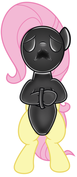 Size: 1079x2481 | Tagged: questionable, artist:darkstorm619, derpibooru import, fluttershy, pony, asphyxiation, bondage, breathplay, female, helpless, latex, rubber, sensory deprivation, simple background, solo, solo female, straitjacket, suffocating, transparent background