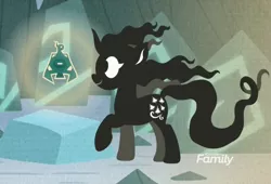 Size: 1325x901 | Tagged: safe, derpibooru import, screencap, gusty, gusty the great, pony, unicorn, frenemies (episode), bell, cropped, female, grogar's bell, mare, raised hoof, solo