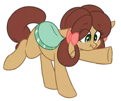 Size: 4074x3408 | Tagged: safe, artist:chub-wub, derpibooru import, yona, ponified, pony, she's all yak, cute, eye clipping through hair, female, pony yona, scrunchy face, simple background, solo, species swap, transparent background, yonadorable