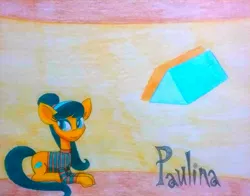 Size: 1075x841 | Tagged: safe, artist:dialysis2day, derpibooru import, oc, oc:paulina (dialysis2day), earth pony, pony, clothes, female, mare, prone, shirt, solo, traditional art