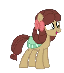 Size: 420x478 | Tagged: safe, artist:nightshadowmlp, derpibooru import, yona, ponified, earth pony, pony, she's all yak, female, happy, mare, pony yona, simple background, smiling, solo, species swap, transparent background