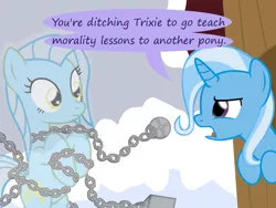 Size: 1200x900 | Tagged: safe, artist:evil-dec0y, derpibooru import, trixie, oc, oc:ghost, pony, comic:trixie vs., comic:trixie vs. hearth's warming, comic