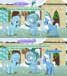 Size: 1280x1440 | Tagged: safe, artist:evil-dec0y, derpibooru import, jack pot, trixie, oc, pony, comic:trixie vs., comic:trixie vs. hearth's warming, comic