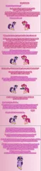 Size: 504x2097 | Tagged: safe, artist:verve, derpibooru import, pinkie pie, twilight sparkle, twilight sparkle (alicorn), alicorn, earth pony, pony, ain't never had friends like us, ask, comic, female, gradient background, looking at you, mare, pixel art, tumblr