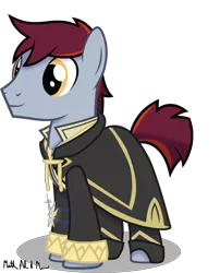 Size: 6200x7662 | Tagged: safe, artist:mattreverse, derpibooru import, oc, oc:skyline, unofficial characters only, pony, fire emblem, robin (fire emblem), simple background, transparent background, vector