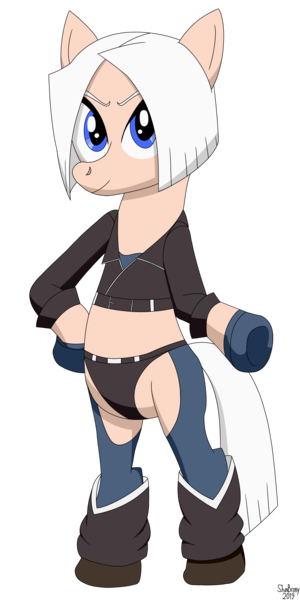 Size: 3000x6000 | Tagged: questionable, artist:toonalexsora007, derpibooru import, ponified, earth pony, pony, angel (kof), bipedal, king of fighters, solo