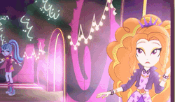 Size: 513x300 | Tagged: safe, derpibooru import, screencap, adagio dazzle, aria blaze, sonata dusk, equestria girls, equestria girls series, find the magic, spoiler:eqg series (season 2), animated, clothes, converse, gif, imperfect loop, shoes, singing, taco dress, the dazzlings, the dazzlings have returned