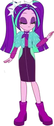 Size: 3001x6921 | Tagged: safe, artist:a-chatty-cathy, derpibooru import, aria blaze, equestria girls, equestria girls series, find the magic, spoiler:eqg series (season 2), absurd resolution, boots, clothes, shoes, simple background, solo, transparent background, vector
