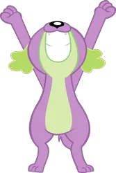 Size: 3548x5298 | Tagged: safe, alternate version, artist:red4567, derpibooru import, spike, spike the regular dog, dog, equestria girls, equestria girls series, wake up!, spoiler:choose your own ending (season 2), spoiler:eqg series (season 2), bipedal, male, missing accessory, paws, puppy, simple background, transparent background, vector, wake up!: pinkie pie