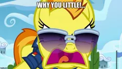 Size: 400x225 | Tagged: safe, artist:jawsandgumballfan24, derpibooru import, edit, edited screencap, screencap, spitfire, pegasus, pony, the washouts (episode), caption, homer simpson, image macro, text, the simpsons