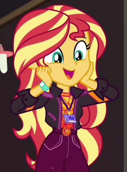 Size: 441x598 | Tagged: safe, derpibooru import, screencap, sunset shimmer, equestria girls, equestria girls series, how to backstage, spoiler:eqg series (season 2), cropped, solo