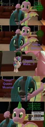 Size: 1920x5400 | Tagged: 3d, artist:papadragon69, changeling, changeling queen, choice, comic, comic:spike's cyosa, crystal empire, cyoa, derpibooru import, dragon, female, fight, male, older, older spike, princess flurry heart, queen chrysalis, safe, source filmmaker, spike, teenager, teenage spike, winged spike