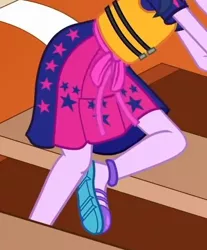 Size: 400x484 | Tagged: safe, derpibooru import, screencap, sci-twi, twilight sparkle, equestria girls, equestria girls series, spring breakdown, spoiler:eqg series (season 2), cropped, foot focus, legs, lifejacket, pictures of legs, solo