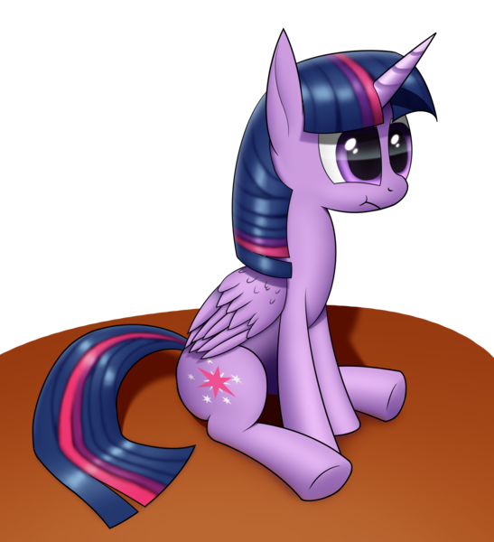 Size: 2561x2807 | Tagged: safe, artist:sheeppony, derpibooru import, twilight sparkle, twilight sparkle (alicorn), alicorn, pony, simple background, solo, transparent background