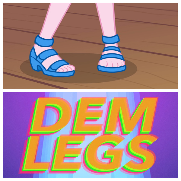 Size: 1936x1936 | Tagged: safe, derpibooru import, edit, pinkie pie, equestria girls, equestria girls series, spring breakdown, spoiler:eqg series (season 2), feet, leg focus, legs, open-toed shoes, pictures of legs, teen titans go