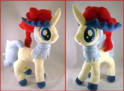 Size: 900x659 | Tagged: safe, artist:bubble-rhapsody, derpibooru import, ponified, keldeo, pony, irl, most redundant use of ponified tag ever, photo, plushie, pokémon, ponymon, solo