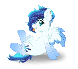 Size: 4584x4091 | Tagged: safe, artist:hellishprogrammer, derpibooru import, oc, oc:sonic blast (ice1517), unofficial characters only, pegasus, pony, icey-verse, clothes, commission, ear piercing, earring, female, heart eyes, jewelry, lip piercing, mare, markings, offspring, parent:rainbow dash, parent:soarin', parents:soarindash, piercing, raised leg, simple background, sitting, socks, solo, tongue out, transparent background, wingding eyes, ych result