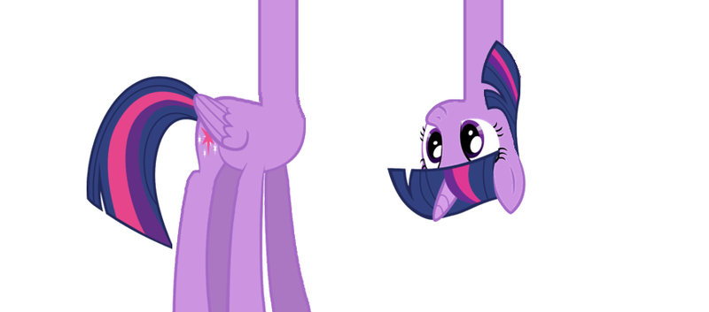 Size: 860x380 | Tagged: safe, derpibooru import, edit, twilight sparkle, twilight sparkle (alicorn), alicorn, pony, impossibly long neck, lesser dog, long legs, solo