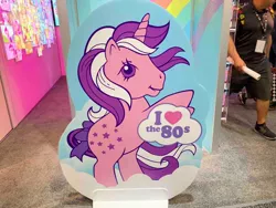 Size: 900x675 | Tagged: safe, derpibooru import, twilight (g1), twilight sparkle, pony, unicorn, 80s, g1, san diego comic con, sdcc 2019