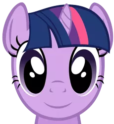 Size: 778x845 | Tagged: artist:maybyaghost, cute, derpibooru import, don't blink or she'll get ya, meme, role reversal, safe, simple background, subverted meme, transparent background, twiabetes, twilight sparkle, twilight's shiny face, twily face, vector