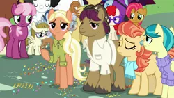 Size: 1920x1080 | Tagged: safe, derpibooru import, screencap, aunt holiday, auntie lofty, babs seed, cheerilee, chipcutter, mane allgood, mercury, snap shutter, starry eyes (character), twist, zippoorwhill, pony, the last crusade