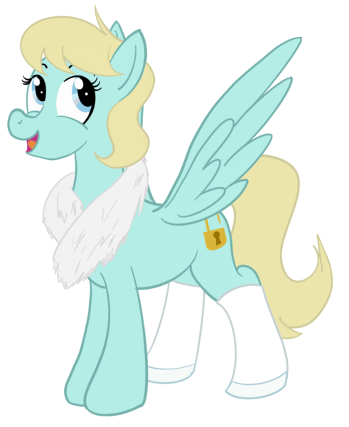 Size: 900x1100 | Tagged: safe, artist:sixes&sevens, derpibooru import, ponified, pegasus, pony, boots, boots on hooves, clothes, doctor who, feather boa, female, jo grant, shoes, simple background, solo, spread wings, transparent background, wings