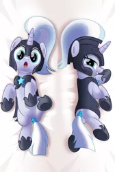 Size: 3974x5911 | Tagged: safe, artist:jhayarr23, derpibooru import, silver sable, pony, unicorn, sparkle's seven, :o, absurd resolution, body pillow, female, guardsmare, helmet, mare, night guard, open mouth, royal guard, tail wrap