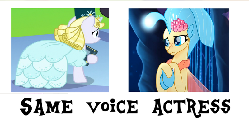 Size: 1503x715 | Tagged: safe, derpibooru import, edit, edited screencap, screencap, glinda (character), princess skystar, seapony (g4), unicorn, between dark and dawn, my little pony: the movie, book, exploitable meme, glinda, glinda the good witch, kristin chenoweth, meme, same voice actor, theater, wicked