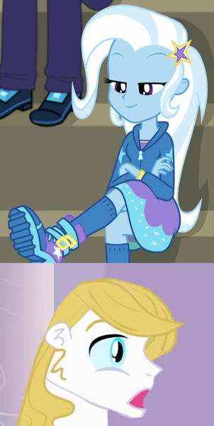 Size: 507x1006 | Tagged: safe, derpibooru import, edit, screencap, marco dafoy, prince blueblood, trixie, equestria girls, equestria girls series, sock it to me, spoiler:choose your own ending (season 2), spoiler:eqg series (season 2), bluetrix, equestria girls-ified, female, male, shipping, straight