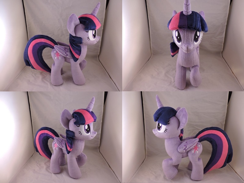 Size: 1597x1199 | Tagged: safe, artist:little-broy-peep, derpibooru import, twilight sparkle, twilight sparkle (alicorn), alicorn, pony, irl, photo, plushie, raised hoof, solo