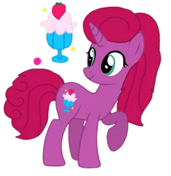 Size: 933x963 | Tagged: safe, alternate version, artist:徐詩珮, derpibooru import, oc, oc:betty pop, unicorn, base used, cutie mark, female, magic, magical lesbian spawn, mare, next generation, offspring, parent:glitter drops, parent:tempest shadow, parents:glittershadow, simple background, transparent background