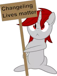 Size: 4834x6427 | Tagged: safe, artist:waveywaves, derpibooru import, oc, oc:waves, pony, :<, sign, simple background, solo, transparent background