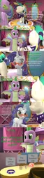 Size: 1920x7560 | Tagged: 3d, artist:papadragon69, ash's hat, carousel boutique, choice, clothes, collar, comic, comic:spike's cyosa, cyoa, derpibooru import, dragon, glasses rarity, older, older spike, outfit, pokémon, rarity, safe, source filmmaker, spike, spiked collar, teenager, teenage spike, winged spike