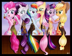 Size: 800x625 | Tagged: suggestive, artist:spawn0701, derpibooru import, applejack, fluttershy, pinkie pie, rainbow dash, rarity, twilight sparkle, anthro, earth pony, pegasus, unicorn, animals (album), applejack's hat, arm hooves, atom heart mother, blushing, body painting, breasts, cowboy hat, cupcake, cutie mark, female, food, hat, hipgnosis, image, jpeg, looking at each other, looking back, mane six, parody, pink floyd, pink floyd back catalog, relics (album), sitting, the dark side of the moon, the wall, wish you were here