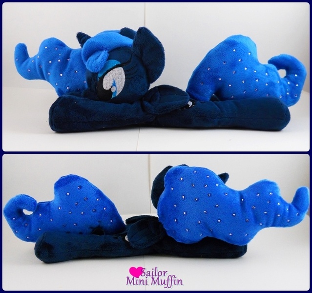 Size: 812x762 | Tagged: artist:sailorminimuffin, beanie (plushie), cute, derpibooru import, irl, photo, plushie, princess luna, safe, solo