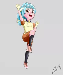 Size: 1000x1200 | Tagged: safe, artist:asajiopie01, derpibooru import, cozy glow, human, meowth, equestria girls, equestria girls-ified, pokémon, solo