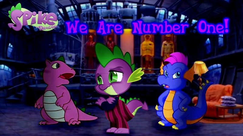 Size: 1280x720 | Tagged: derpibooru import, g1, g3, generational dragondox, lazytown, link in source, master kenbroath gilspotten heathspike, meme, parody of a parody, safe, spike, spike (g1), we are number one, youtube link