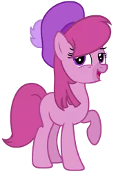 Size: 5279x7843 | Tagged: safe, artist:estories, derpibooru import, kelpie, pony, briar (duck tales), duck tales, duck tales 2017, female, hat, simple background, smiling, solo, transparent background, vector