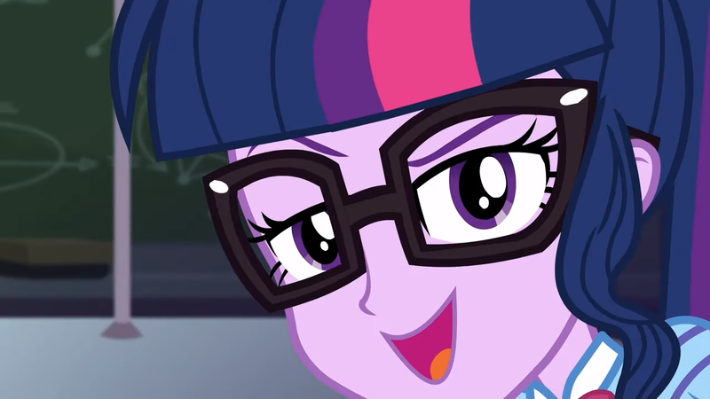 Size: 1280x720 | Tagged: safe, derpibooru import, screencap, sci-twi, twilight sparkle, do it for the ponygram!, equestria girls, equestria girls series, spoiler:eqg series (season 2), close-up, female, science, smuglight sparkle, solo