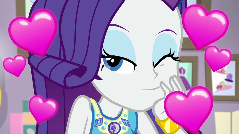 Size: 1920x1080 | Tagged: safe, derpibooru import, screencap, rarity, do it for the ponygram!, equestria girls, equestria girls series, spoiler:eqg series (season 2), filter, heart