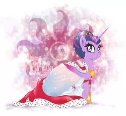 Size: 1270x1165 | Tagged: safe, artist:tiffanymarsou, derpibooru import, twilight sparkle, twilight sparkle (alicorn), alicorn, pony, clothes, dress, female, mare, solo