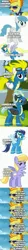 Size: 500x4512 | Tagged: safe, derpibooru import, edit, edited screencap, editor:lord you know who, screencap, cloud kicker, derpy hooves, lightning bolt, soarin', spitfire, surprise, thunderlane, white lightning, pony, comic:the epilogue, the ending of the end, leak, comic, fanfic art, implied grogar, screencap comic, series finale, wonderbolts