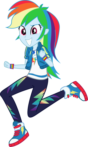 Size: 2060x3441 | Tagged: safe, artist:marcorois, derpibooru import, rainbow dash, do it for the ponygram!, equestria girls, equestria girls series, spoiler:eqg series (season 2), clothes, converse, female, geode of super speed, magical geodes, shoes, simple background, smiling, sneakers, solo, transparent background, vector